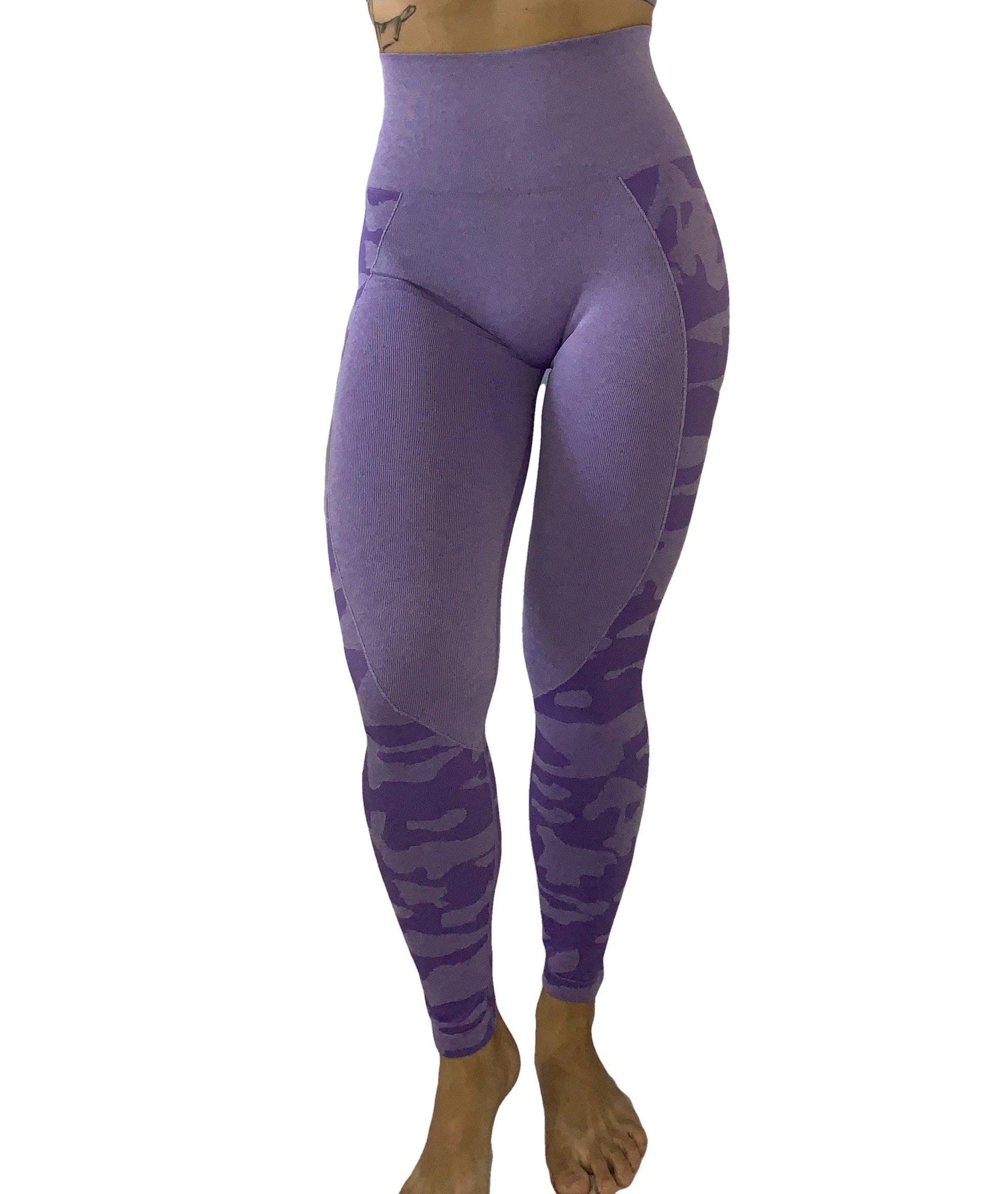 WornOnTV: Sally's purple camo active top and leggings set on The
