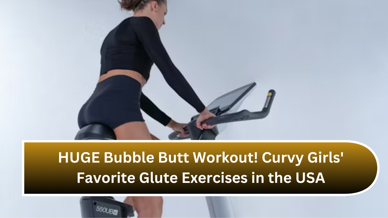 HUGE Bubble Butt Workout! Curvy Girls' Favorite Glute Exercises in the USA